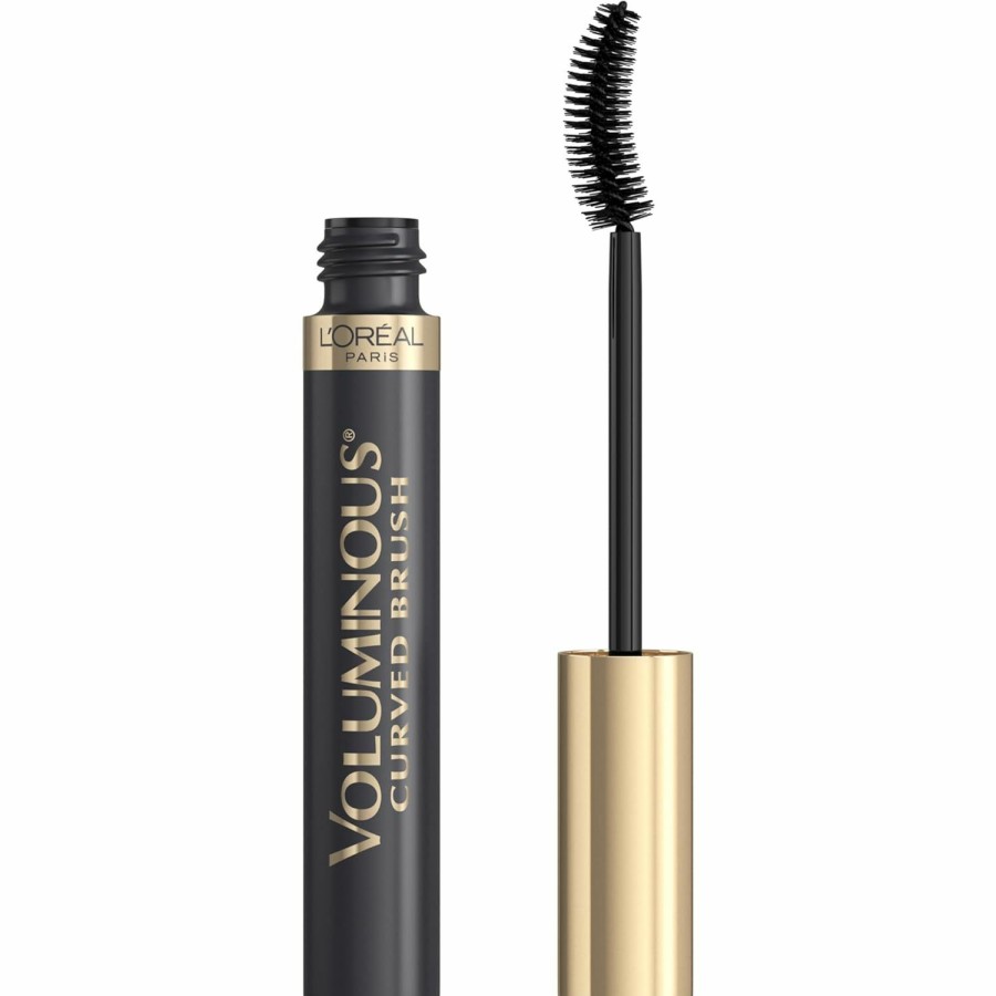 Beauty Essentials L'Oreal Paris | L'Oreal Paris Makeup Voluminous Original Volume Building Mascara With Curved Brush, Black, 2 Count