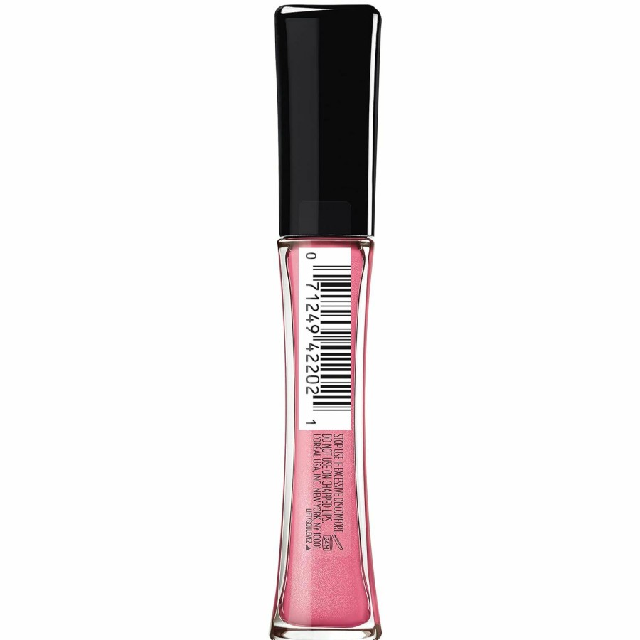 Makeup L'Oreal Paris | L'Oreal Paris Infallible Pro Gloss Plump Lip Gloss With Hyaluronic Acid, Long Lasting Plumping Shine, Lips Look Instantly Fuller And More Plump, Gleam, 0.21 Fl. Oz.