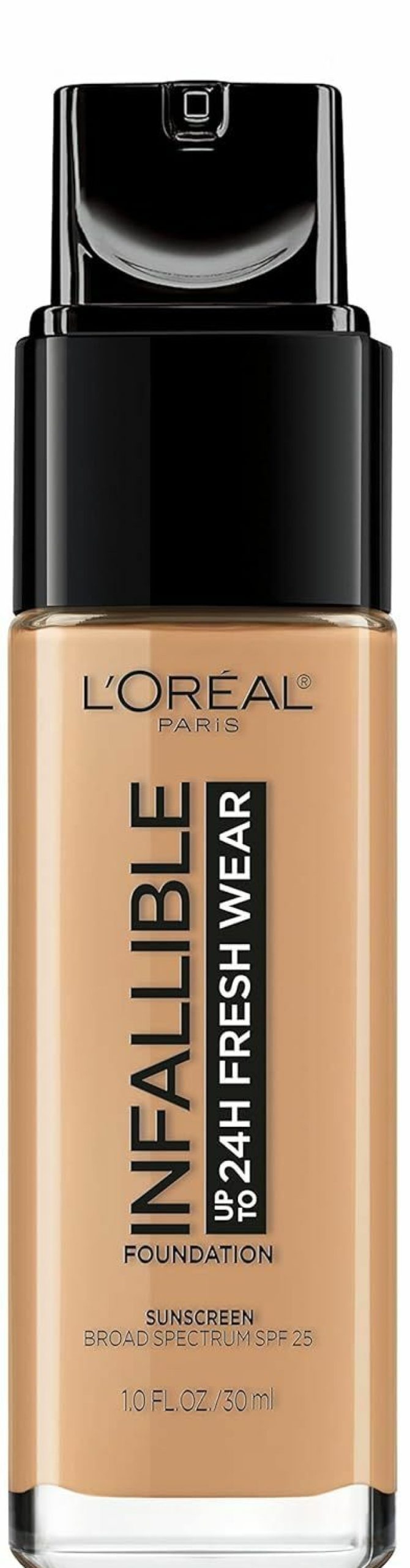 Beauty Essentials L'Oreal Paris | L'Oreal Paris Makeup Infallible Up To 24 Hour Fresh Wear Lightweight Foundation, Deep Amber, 1 Fl Oz.