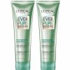 Hair Care L'Oreal Paris | L'Oreal Paris Thickening Sulfate Free Shampoo And Conditioner, Thickens + Strengthens Thin, Fragile Hair, Everpure, 1 Hair Care Kit