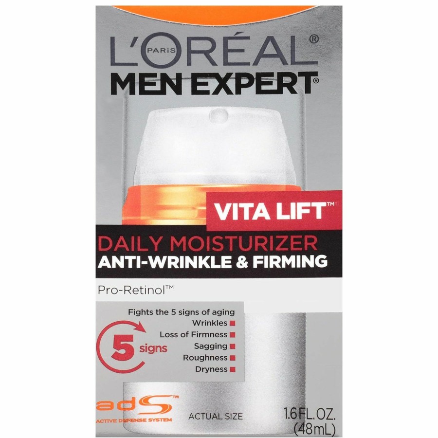 Skincare L'Oreal Paris | L'Oreal Paris Men Expert Vitalift Anti-Wrinkle & Firming Face Moisturizer With Pro-Retinol, 1.6 Oz