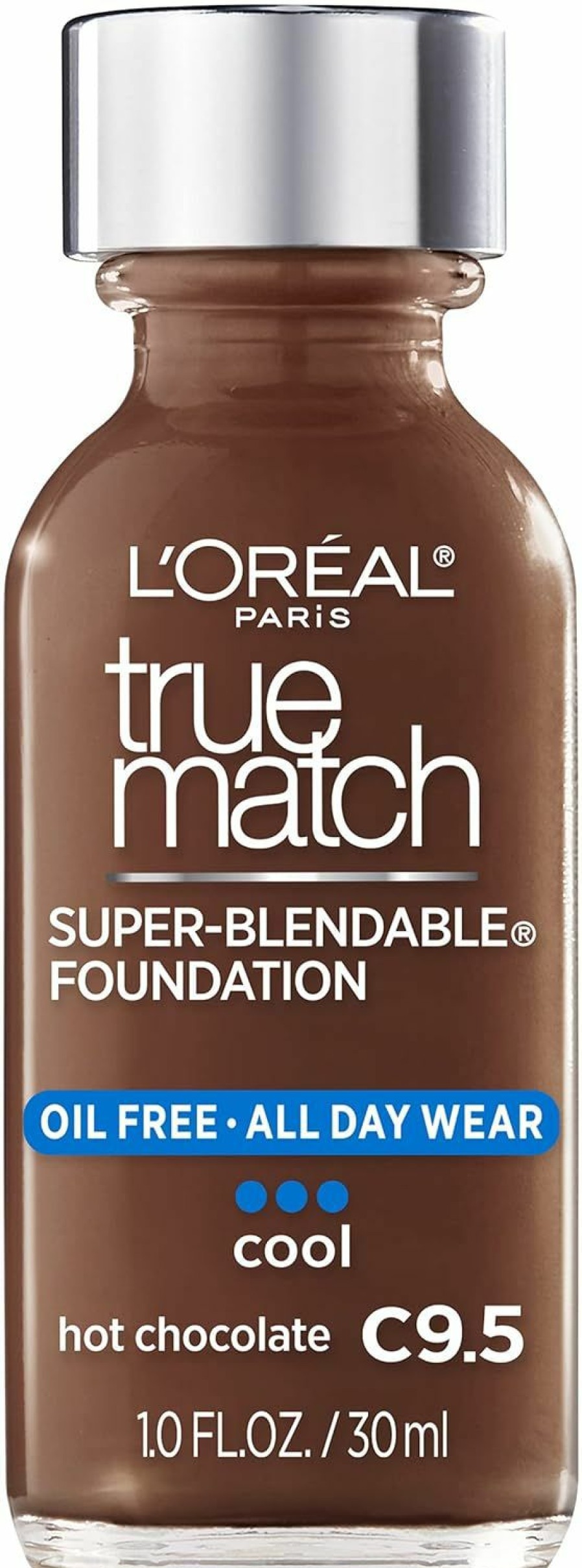 Beauty Essentials L'Oreal Paris | L'Oreal Paris Makeup True Match Super-Blendable Liquid Foundation, Fresh Ivory N0.5, 1 Fl Oz,1 Count