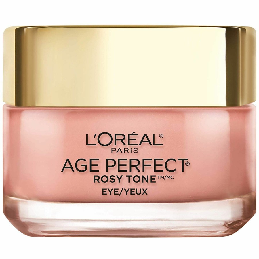 Beauty Essentials L'Oreal Paris | L'Oreal Paris Age Perfect Rosy Tone Anti-Aging Eye Cream, For Dark Circles & Wrinkles .5 Oz