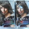 Hair Color L'Oreal Paris | L'Oreal Paris Feria Multi-Faceted Shimmering Permanent Hair Color, 20 Black Leather (Natural Black), Pack Of 1, Hair Dye