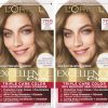 Beauty Essentials L'Oreal Paris | L'Oreal Paris Excellence Creme Permanent Hair Color, 5Ar Medium Maple Brown, 100 Percent Gray Coverage Hair Dye, Pack Of 2