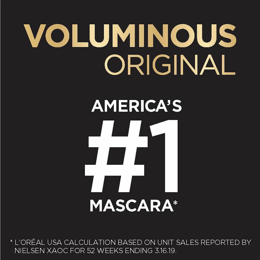 Best Sellers L'Oreal Paris | L'Oreal Paris Makeup Voluminous Original Volume Building Waterproof Mascara, Black, 0.28 Fl. Oz.