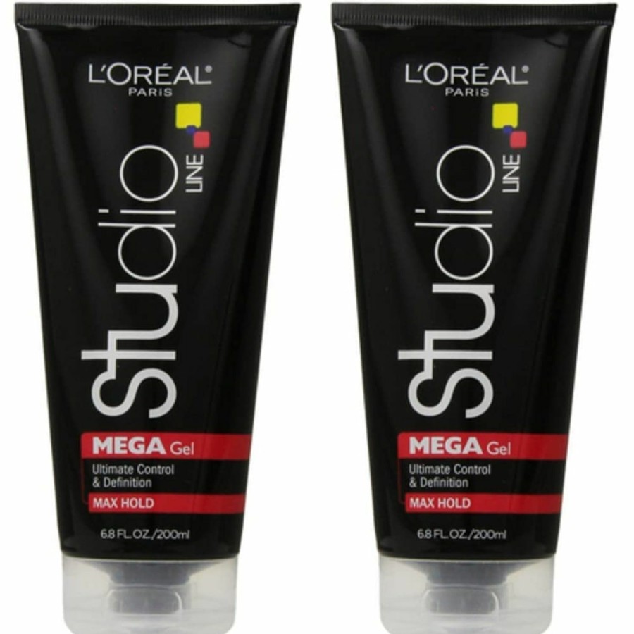 Hair Care L'Oreal Paris | L'Oreal Paris Studio Line Mega Hair Gel, 6.8 Fl Oz