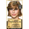 Hair Color L'Oreal Paris | L'Oreal Paris Superior Preference Fade-Defying + Shine Permanent Hair Color, 6.5G Lightest Golden Brown, Pack Of 1, Hair Dye