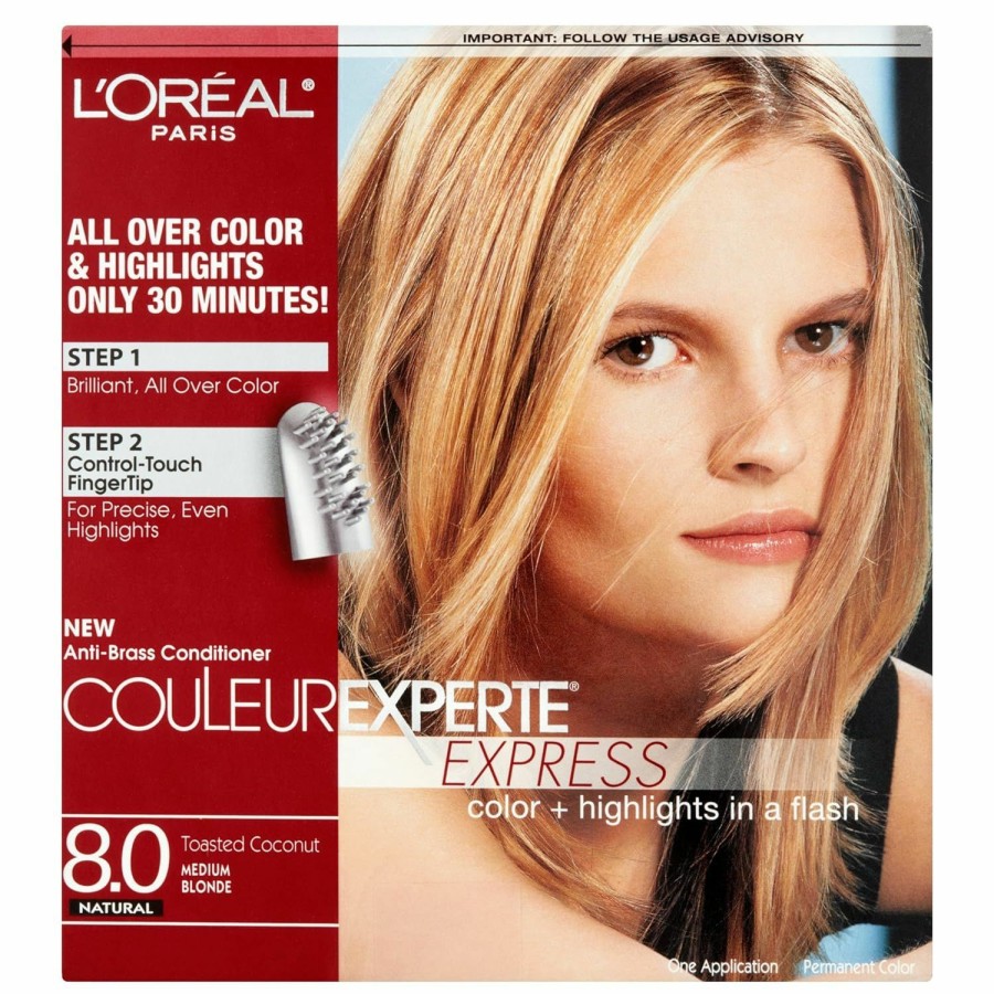 Hair Color L'Oreal Paris | L'Oreal Paris Couleur Experte Color + Highlights In A Flash, Medium Iridescent Blonde - Ice