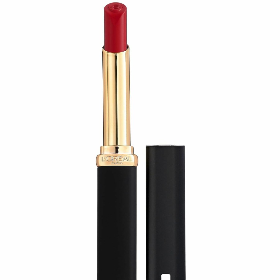 New Arrivals L'Oreal Paris | L'Oreal Paris Colour Riche Intense Volume Matte Lipstick, Lip Makeup Infused With Hyaluronic Acid For Up To 16Hr Wear, Worth It Intense, 0.06 Oz