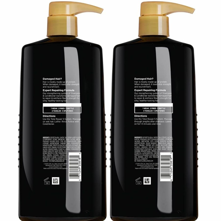 Featured Deals L'Oreal Paris | L'Oreal Paris Elvive Total Repair 5 Repairing Shampoo And Conditioner For Damaged Hair, 28 Ounce (Set Of 2)