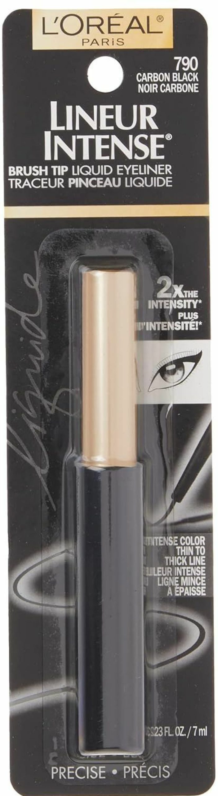 Makeup L'Oreal Paris | L'Oreal Paris Lineur Intense Felt Tip Liquid Eyeliner, Carbon Black, 0.05 Fl; Oz.