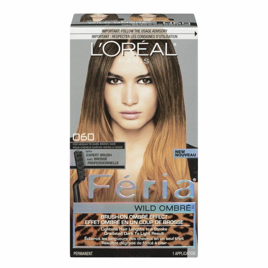 Hair Color L'Oreal Paris | L'Oreal Paris Feria Multi-Faceted Shimmering Permanent Hair Color, Smokey Silver, Pack Of 1 Hair Dye Kit