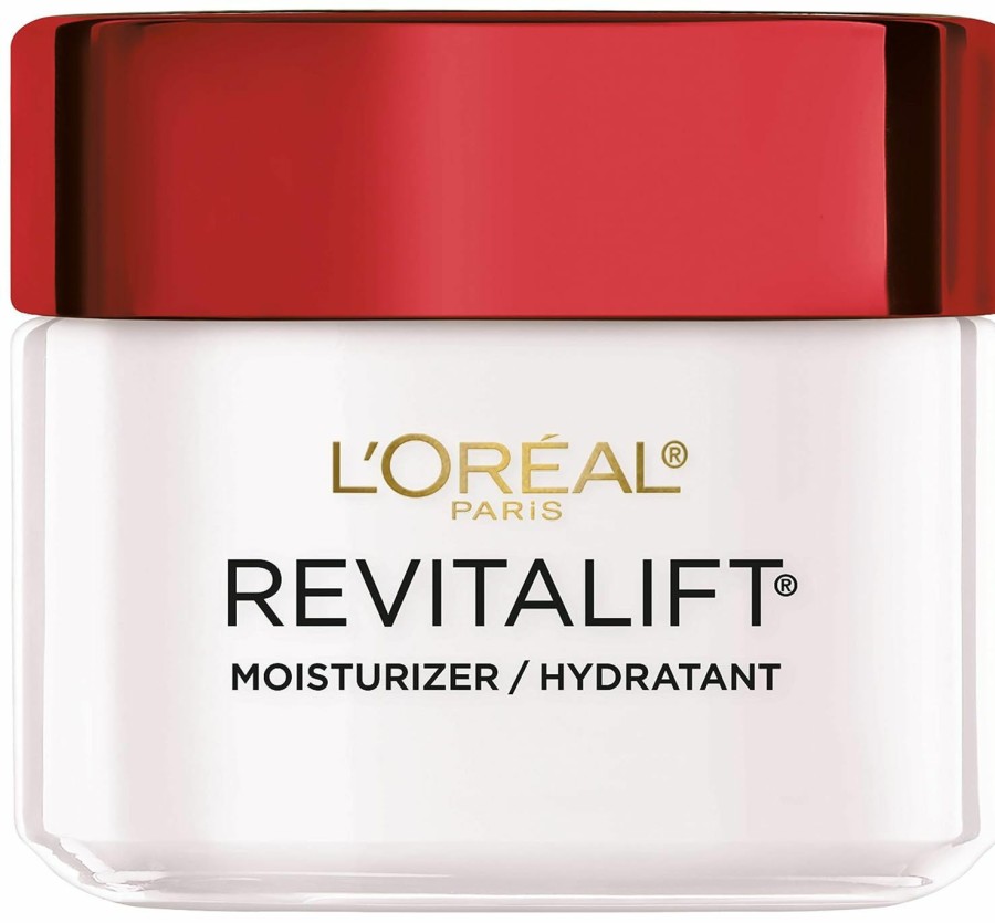 Beauty Essentials L'Oreal Paris | L'Oreal Paris Skincare Revitalift Anti-Aging Face Moisturizer, Day Moisturizer With Pro-Retinol And Centella Asiatica, Paraben Free, Suitable For Sensitive Skin, 2.55 Oz.