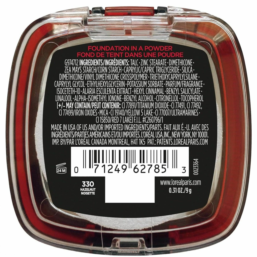 Makeup L'Oreal Paris | L'Oreal Paris Makeup Infallible Fresh Wear Foundation In A Powder, Up To 24H Wear, Waterproof, Ivory, 0.31 Oz.