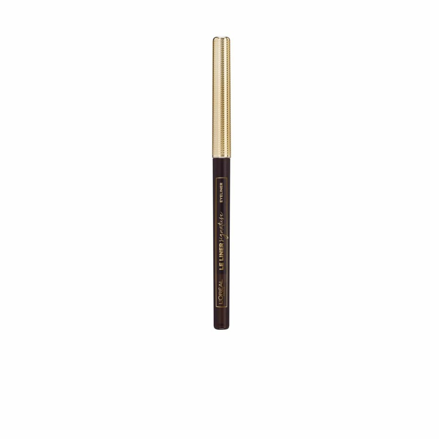 Beauty Essentials L'Oreal Paris | L'Oreal Paris Makeup Le Liner Signature Mechanical Eyeliner, Easy-Glide, Smudge Resistant, Bold Color, Long Lasting, Waterproof Eyeliner, Taupe Grey Tweed, 0.011 Oz., 1 Count