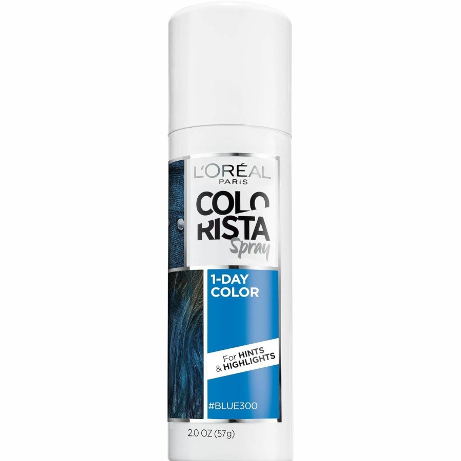 Hair Color L'Oreal Paris | L'Oreal Paris Colorista 1-Day Washable Temporary Hair Color Spray, Purple, 2 Ounces