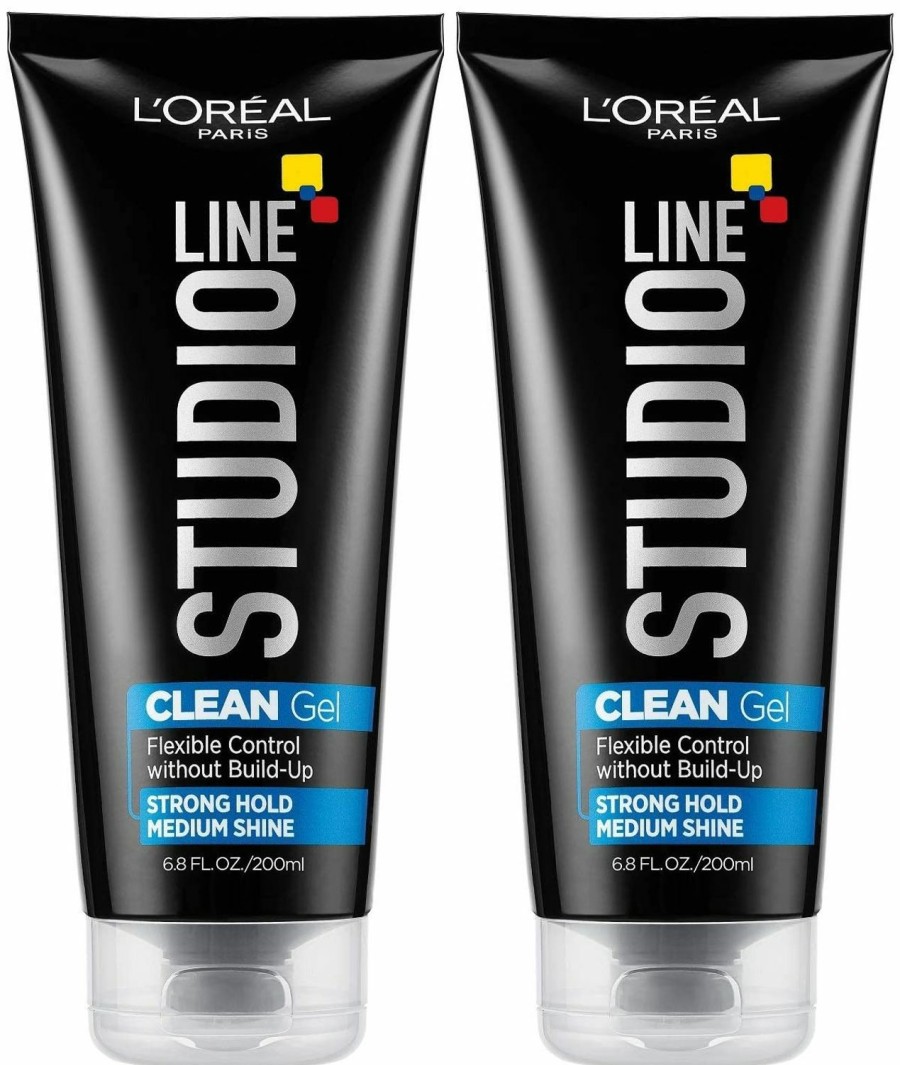 Hair Care L'Oreal Paris | L'Oreal Paris Studio Line Clear Minded Clean Gel - Strong Hold 6.8 Fl; Oz.