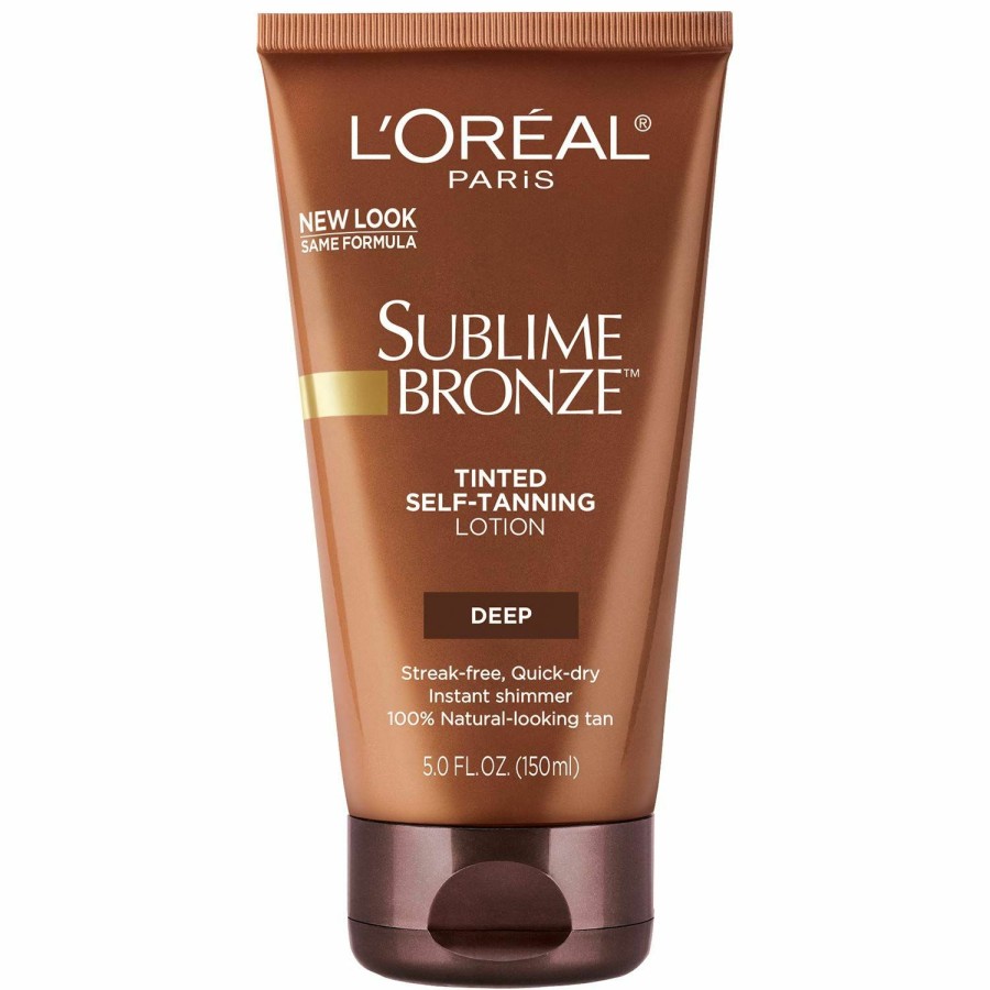 Skincare L'Oreal Paris | L'Oreal Paris Sublime Bronze Tinted Self Tanning Lotion, Medium Natural Tan 5 Fl. Oz