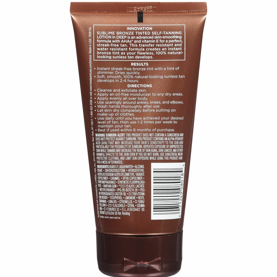 Skincare L'Oreal Paris | L'Oreal Paris Sublime Bronze Tinted Self Tanning Lotion, Medium Natural Tan 5 Fl. Oz