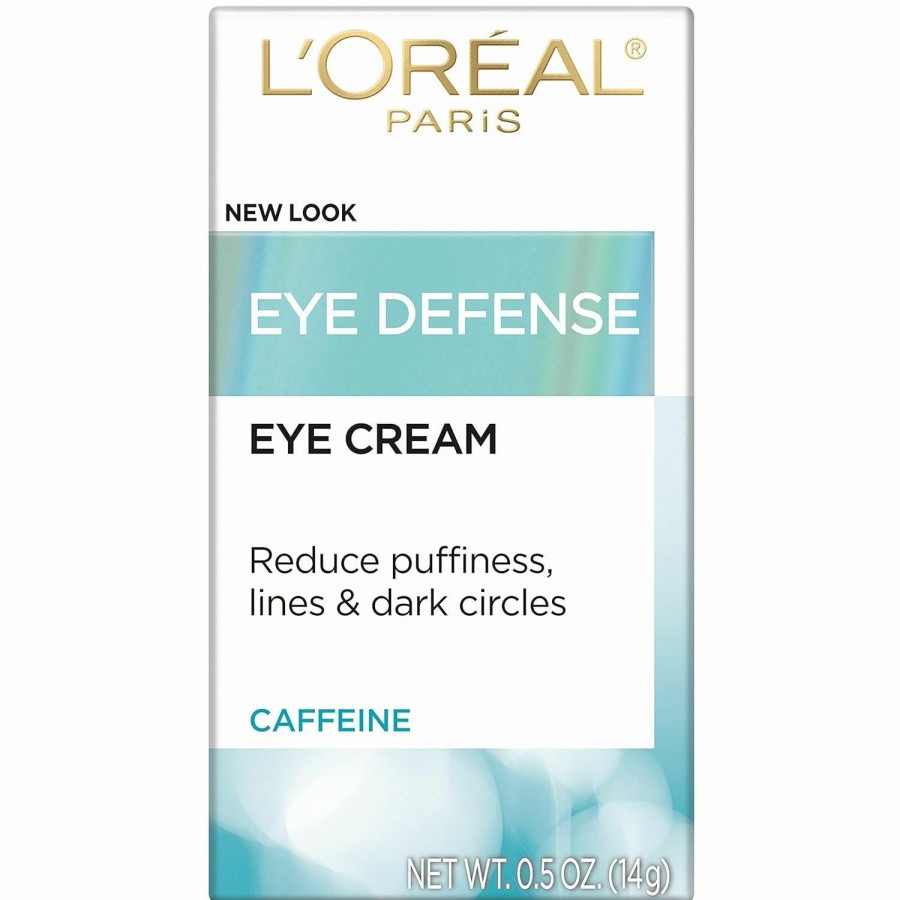 Skincare L'Oreal Paris | L'Oreal Paris Dermo-Expertise Eye Defense Eye Cream With Caffeine And Hyaluronic Acid 0.5 Oz