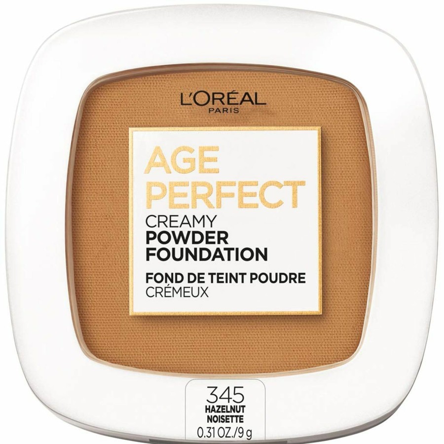 Age Perfect L'Oreal Paris | L'Oreal Paris Age Perfect Creamy Powder Foundation Compact, 335 Perfect Beige, 0.31 Ounce