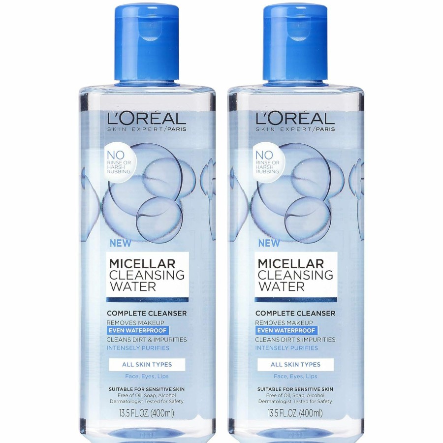 Skincare L'Oreal Paris | L'Oreal Paris Micellar Cleansing Water Complete Cleanser, 2 Count