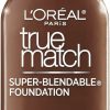 Beauty Essentials L'Oreal Paris | L'Oreal Paris Makeup True Match Super-Blendable Liquid Foundation, Dark Chocolate C12, 1 Fl Oz,1 Count