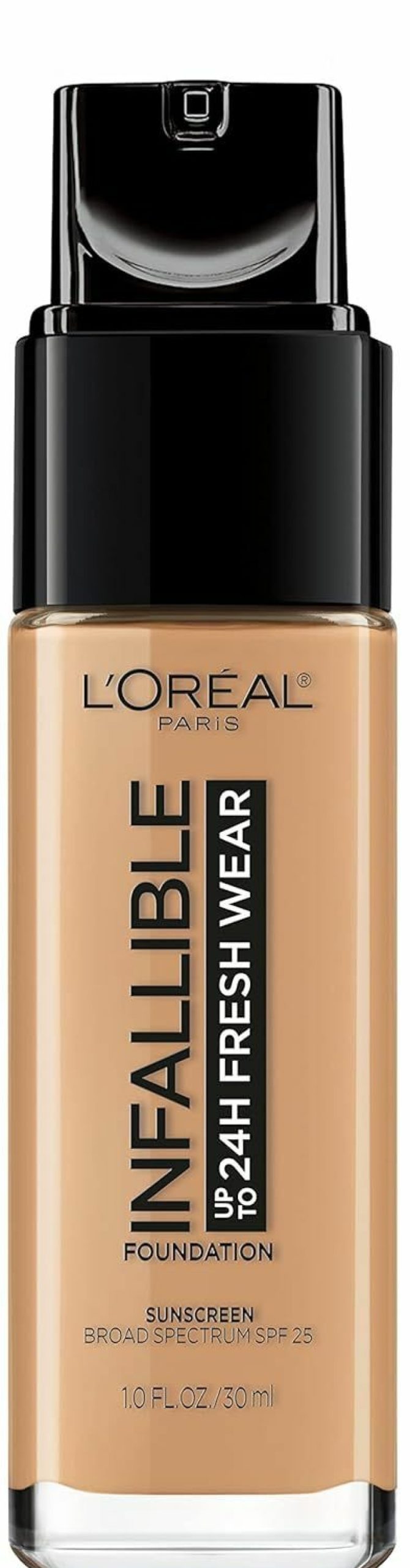 Beauty Essentials L'Oreal Paris | L'Oreal Paris Makeup Infallible Up To 24 Hour Fresh Wear Lightweight Foundation, Maple, 1 Fl Oz.