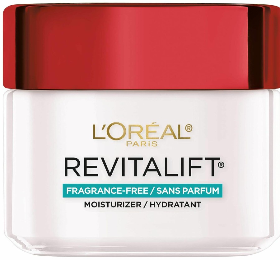 Beauty Essentials L'Oreal Paris | L'Oreal Paris Skincare Revitalift Anti-Aging Face And Neck Moisturizer Fragrance And Paraben Free With Pro-Retinol And Centella Asiatica, Suitable For Sensitive Skin, 2.55 Oz.