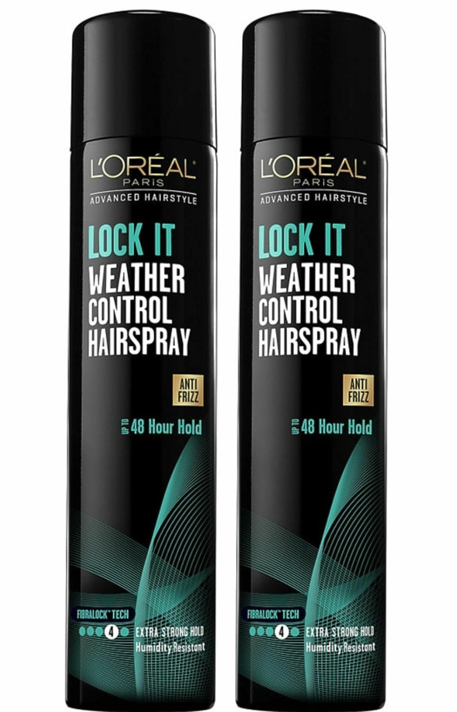 Hair Care L'Oreal Paris | L'Oreal Paris Advanced Hairstyle Lock It Weather Control Hairspray, 8.25 Oz. (Packaging May Vary)