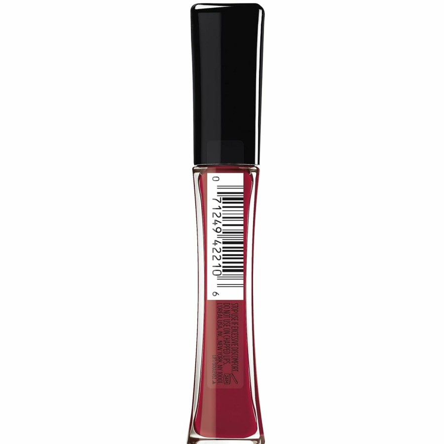 Makeup L'Oreal Paris | L'Oreal Paris Infallible Pro Gloss Plump Lip Gloss With Hyaluronic Acid, Long Lasting Plumping Shine, Lips Look Instantly Fuller And More Plump, Mirror, 0.21 Fl. Oz.