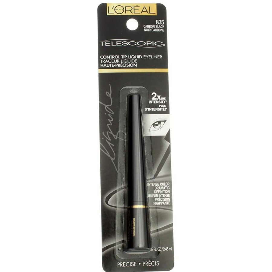 Makeup L'Oreal Paris | L'Oreal Paris Telescopic Precision Liquid Eyeliner, Black, 0.08 Oz