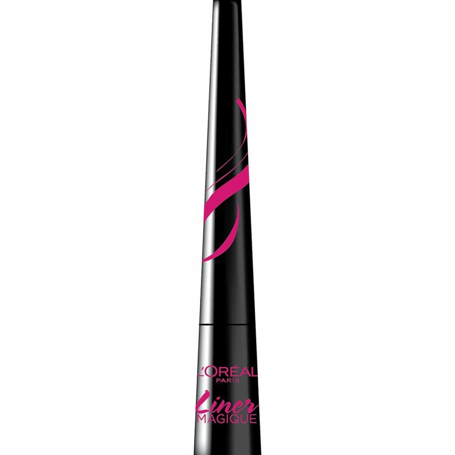 Makeup L'Oreal Paris | L'Oreal Paris Makeup Lineur Intense Felt Tip Liquid Eyeliner, Liquid Eyeliner, Felt Tip Applicator, Precise Bold Lines, Intense Color, Ophthalmologist-Tested, Fragrance-Free, Black Mica, 0.05 Fl; Oz.