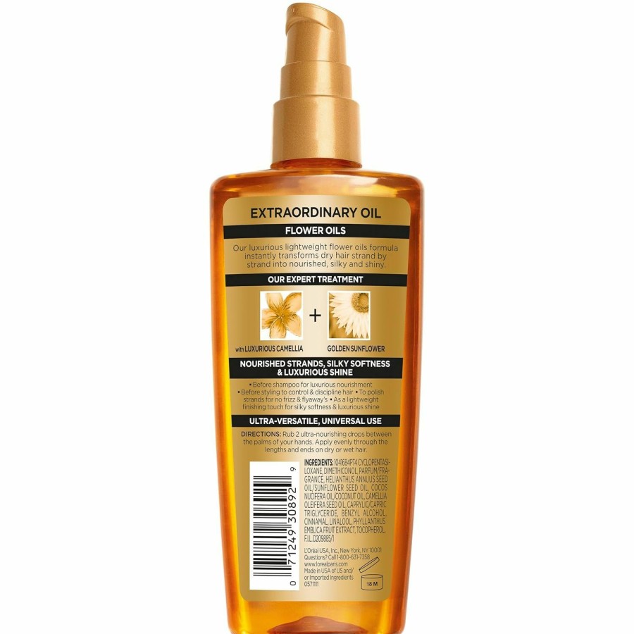 Best Sellers L'Oreal Paris | L'Oreal Paris Elvive Extraordinary Oil Deep Nourishing Hair Treatment, 3.4 Ounce