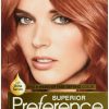 Hair Color L'Oreal Paris | L'Oreal Paris Superior Preference Fade-Defying + Shine Permanent Hair Color, Rr-07 Intense Red Copper, Pack Of 1, Hair Dye