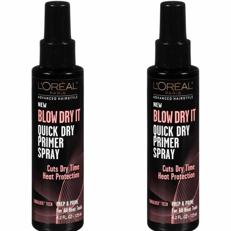 Best Sellers L'Oreal Paris | L'Oreal Paris Advanced Hairstyle Blow Dry It Quick Dry Primer Spray 4.2 Fl; Oz.