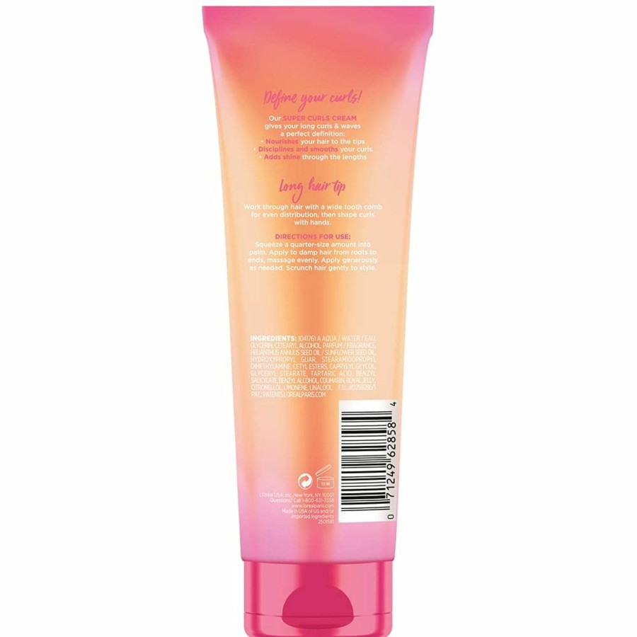 Hair Care L'Oreal Paris | L'Oreal Paris Elvive Dream Lengths Super Curls Cream Leave-In, 5.1 Ounce