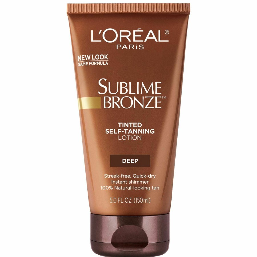 Beauty Essentials L'Oreal Paris | L'Oreal Paris Skincare Sublime Bronze Tinted Self-Tanning Lotion, Sunless Tanning Lotion, 2 Count