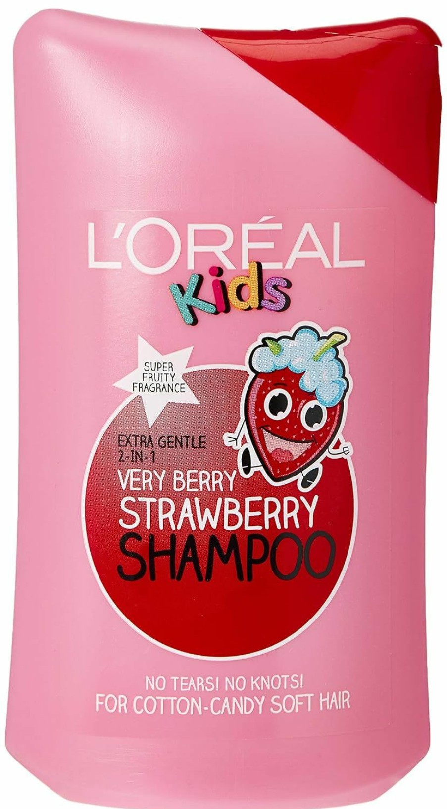 Best Sellers L'Oreal Paris | L'Oreal Kids Extra Gentle 2-In-1 Shampoo, Strawberry Smoothie, 9 Fl; Oz.