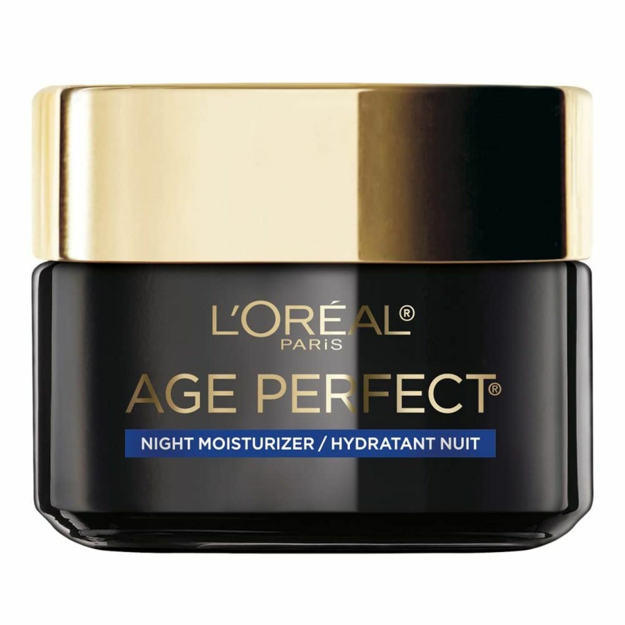 Beauty Essentials L'Oreal Paris | L'Oreal Paris Age Perfect Rosy Tone Anti-Aging Cooling Night Moisturizer 1.7 Oz