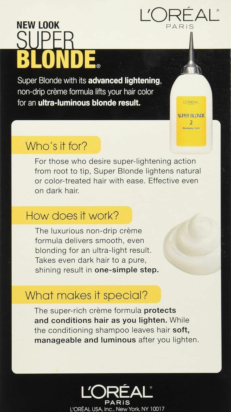 Hair Color L'Oreal Paris | L'Oreal Paris Super Blonde Creme Lightening Kit, 205 Light Brown To Light Blonde