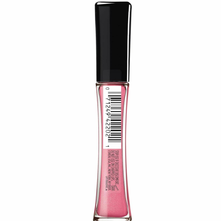 Makeup L'Oreal Paris | L'Oreal Paris Infallible Pro Gloss Plump Lip Gloss With Hyaluronic Acid, Long Lasting Plumping Shine, Lips Look Instantly Fuller And More Plump, Moonlit Rose, 0.21 Fl. Oz.