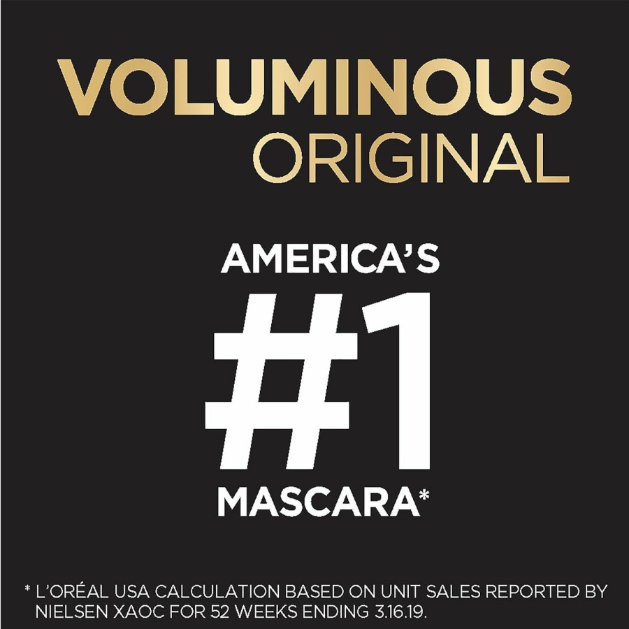 Makeup L'Oreal Paris | L'Oreal Paris Makeup Voluminous Original Volume Building Mascara, Carbon Black, 0.26 Fl Oz