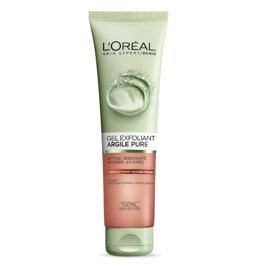 Skincare L'Oreal Paris | L'Oreal Paris Skincare Pure-Clay Facial Cleanser With Red Algae For Rough And Clogged Pores To Exfoliate And Refine, 4.4 Fl; Oz.