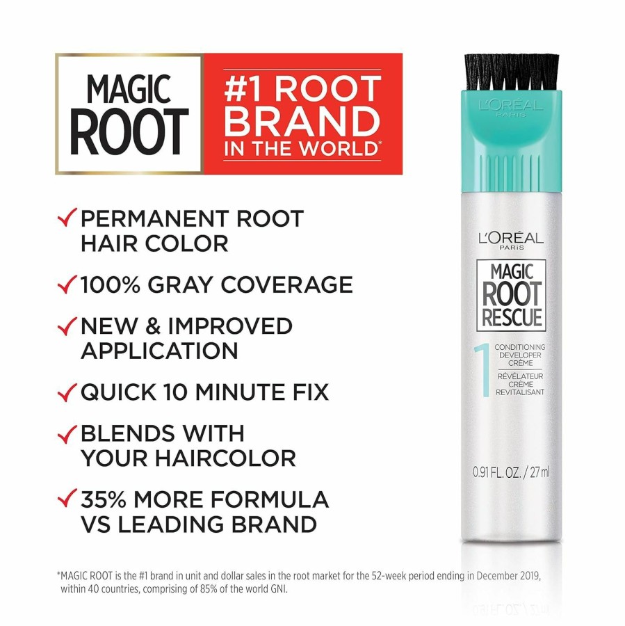 Beauty Essentials L'Oreal Paris | Root Rescue Dark Ash Brown 4A 2Pk