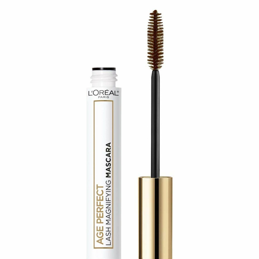 Makeup L'Oreal Paris | L'Oreal Paris Age Perfect Lash Magnifying Mascara, Brown, 0.28 Ounce