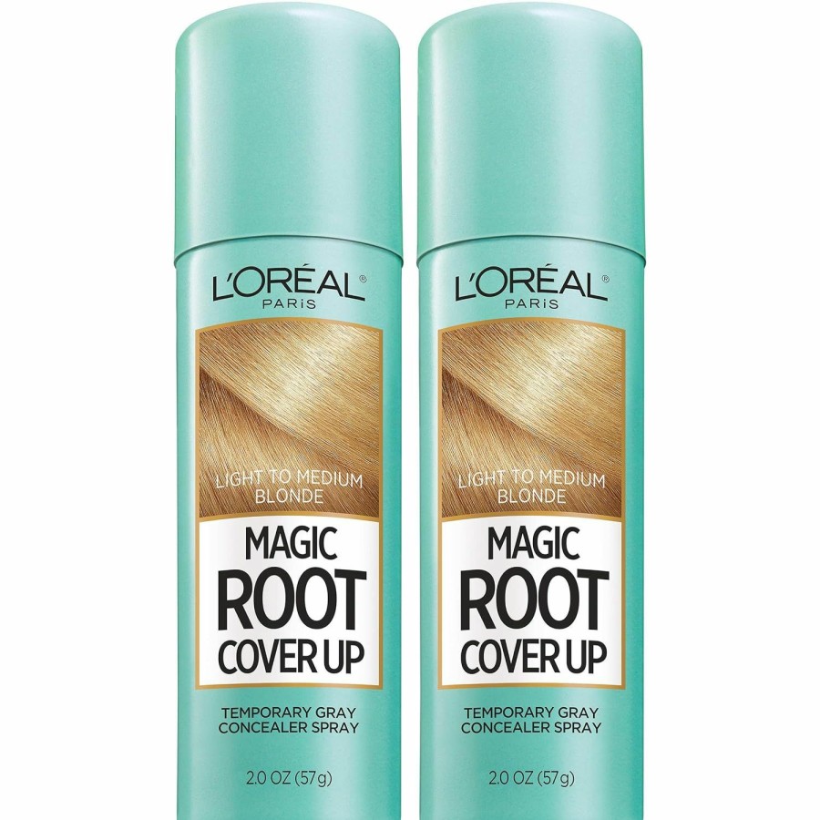 Hair Color L'Oreal Paris | L'Oreal Paris Magic Root Cover Up Gray Concealer Spray Dark Blonde 2 Oz.(Packaging May Vary)