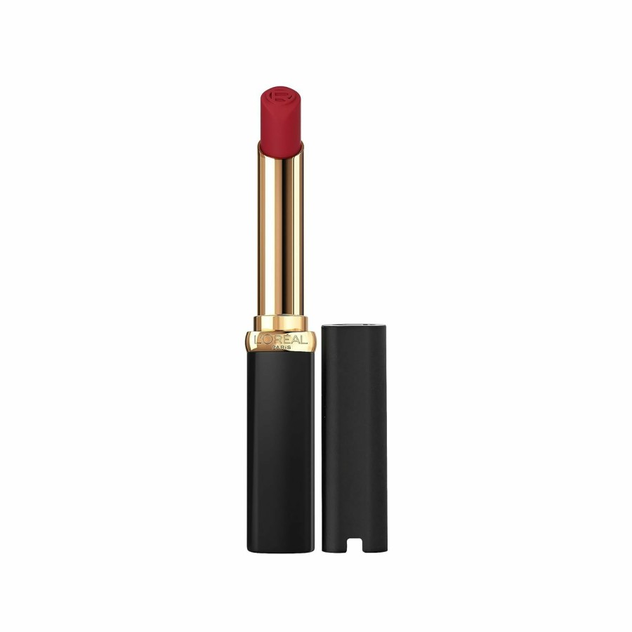 New Arrivals L'Oreal Paris | L'Oreal Paris Colour Riche Intense Volume Matte Lipstick, Lip Makeup Infused With Hyaluronic Acid For Up To 16Hr Wear, Le Nude Assertive, 0.06 Oz